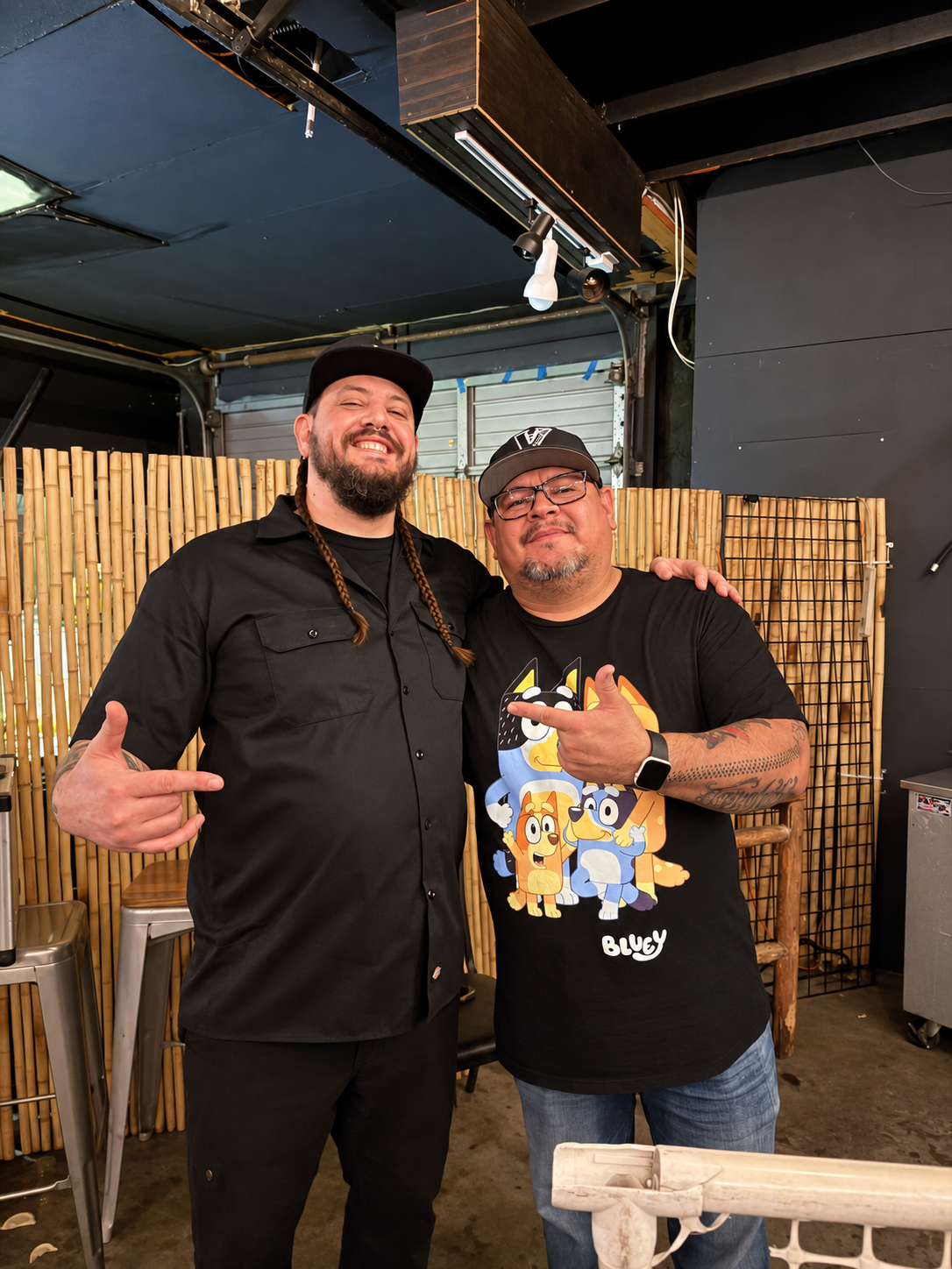 DJ Reflekshin and Bear the Astronot together